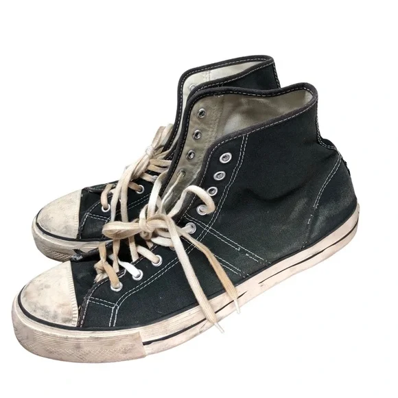 Converse Shoes Distressed Converse High Tops Professionally